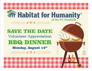 BBQ Volunteer Postcard BBQ Volunteer Postcard